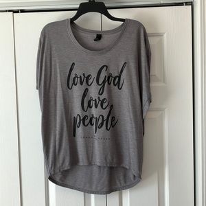 Danny Gokey “Love God Love People” high-lo top